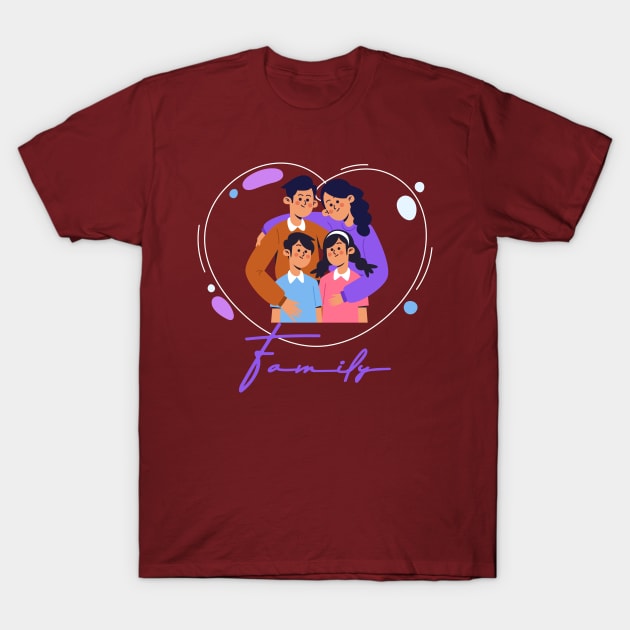 Family T-Shirt by gurvindersohi3